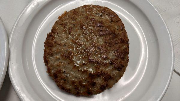 2 country sausage patties, perfectly delicious.