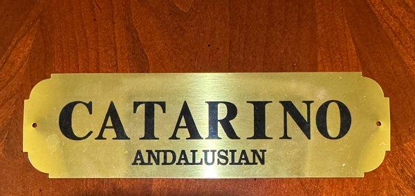 Customize your horse's stall with our classic metal  fancy nameplate. Any Size 2"x7" Email: SRDL9@YAHOO.COM