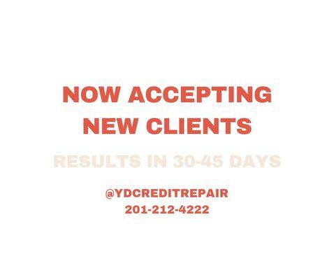 Now accepting new clients