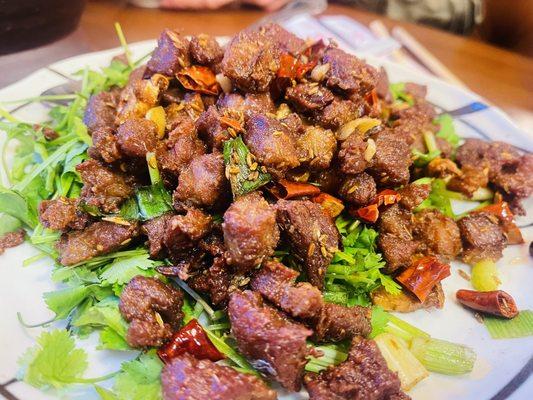 Fried Cumin Lamb