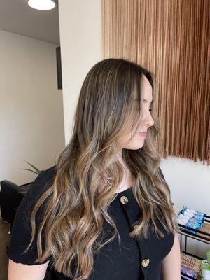 soft lived in balayage