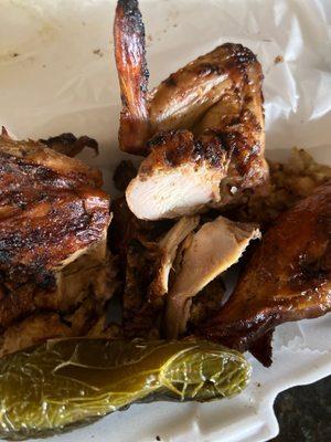 Mesquite grilled chicken Via delivery