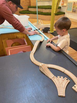 building a train track