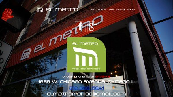 First design for El Metro restaurant