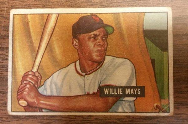 1951 bowman Willie Mays rookie!