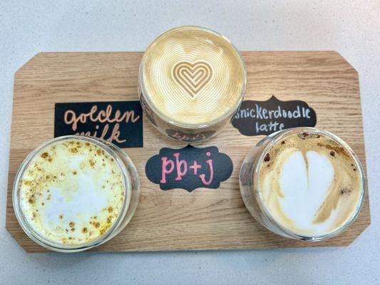 $10 coffee flight ‍