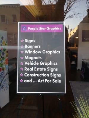 Easel Sign