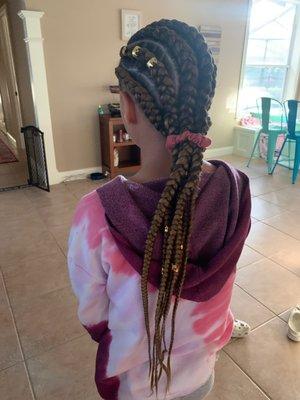 Large feeding braids