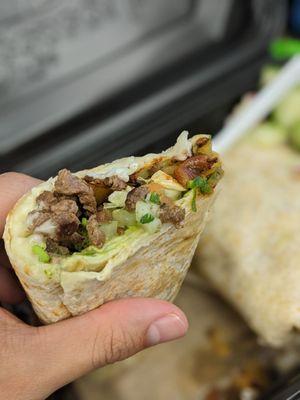 Carne asada burrito