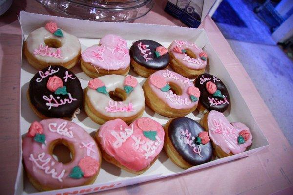 custom donuts for a baby shower