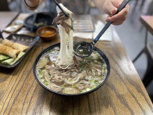 Customized Pho, 4 meats for $15 (Brisket, Double Flank, Meatballs) 10.13.22