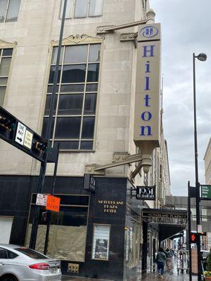 The 1931 Sign below Hilton