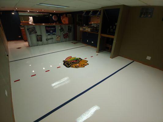 Hockey Rink Epoxy Floor