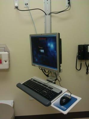 Medical record computer.