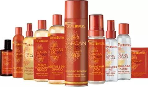 Cream Of Nature (Argan Oil) Entire line available.