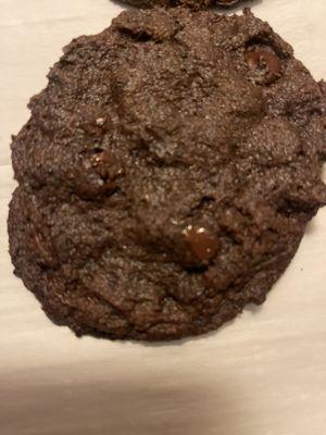 Double chocolate chip: Diabetic friendly, gluten free, and vegan.