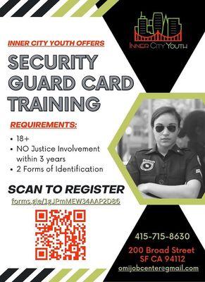 Security Guard Card Training Program