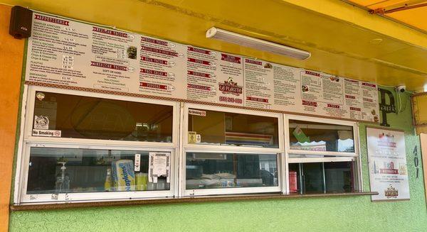 Menu & Order Window!