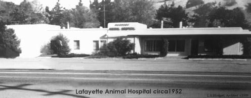 Lafayette Animal Hospital in 1952