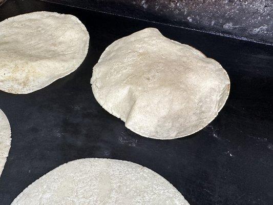 Tortillas hechas a mano