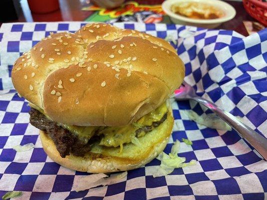 Green Chile Burger