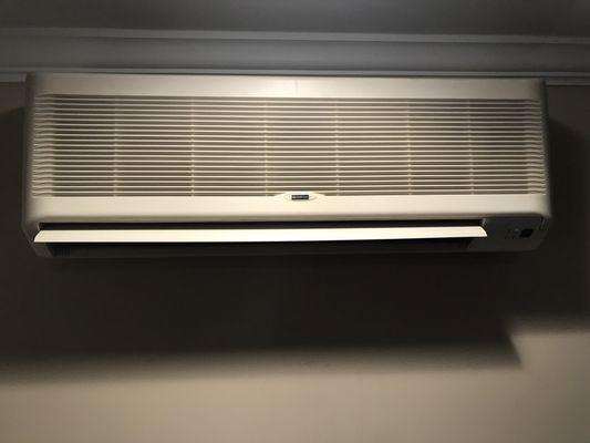 Mini ductless system installation