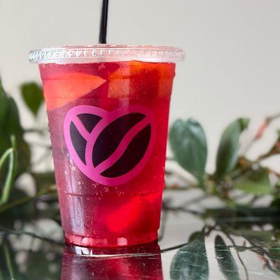 BYO Vegan Soda at Ooo La Lattes! Choose a color: 

and your choice of 2 fruits!