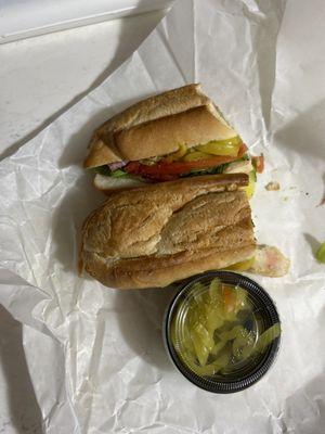 $15.50 Leo's Italian sub The Leo Sandwich