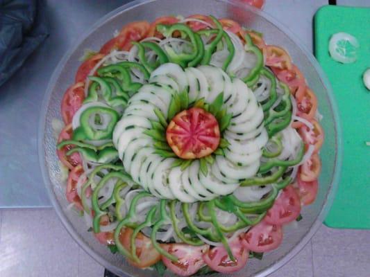 Our homemade party salad.