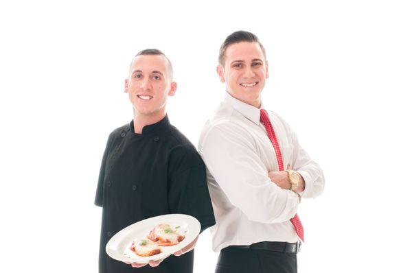 Owners of Two Guys Kitchen & Catering, Larry and Peter Falisi