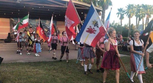 German Flag Parade