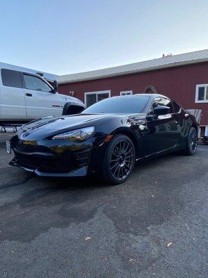 2017 Toyota 86 with Konig wheels and Continental Control Contacts