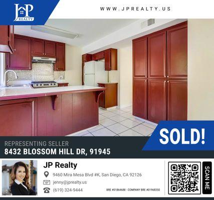 JUST SOLD!!! Representing Seller