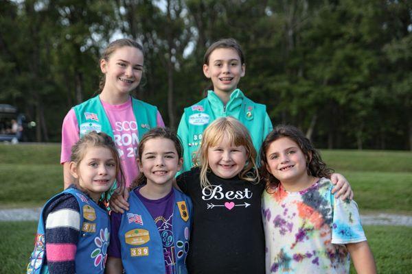 The Annual Girl Scout Movie Night at Becky's in 2020