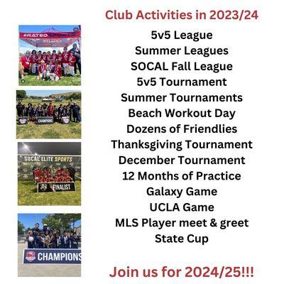 Boys soccer club, practices in LA Parks and local schools.  https://linktr.ee/tfasfv