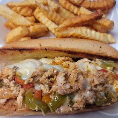 Cajun salmon philly