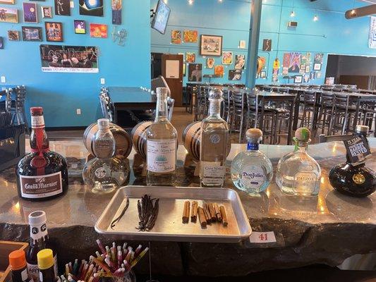 Tequila Tasting: 6 different infused tequilas with unique pairings!