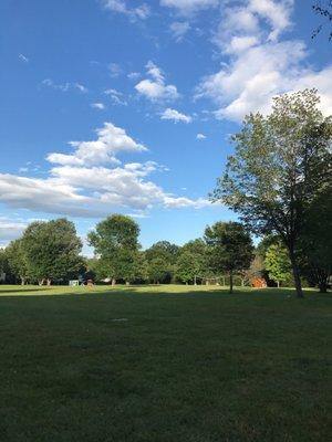 The view of the playground from our site. The kids loved being independent and exploring. Loved the space.