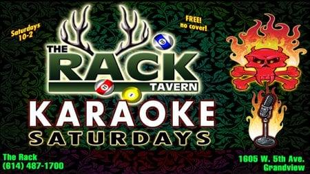 Karaoke Saturdays  at The Rack