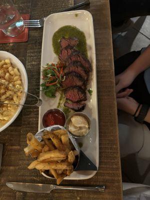 Steak Frites! The fry seasoning is PERFECT.