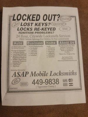 ASAP Mobile Locksmiths