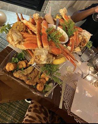 Seafood tower