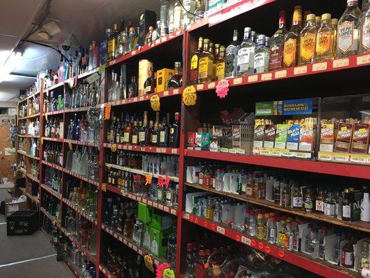 wide variety of liquor. GREAT PRICES!