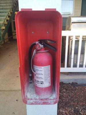 Old expired fire extinguisher