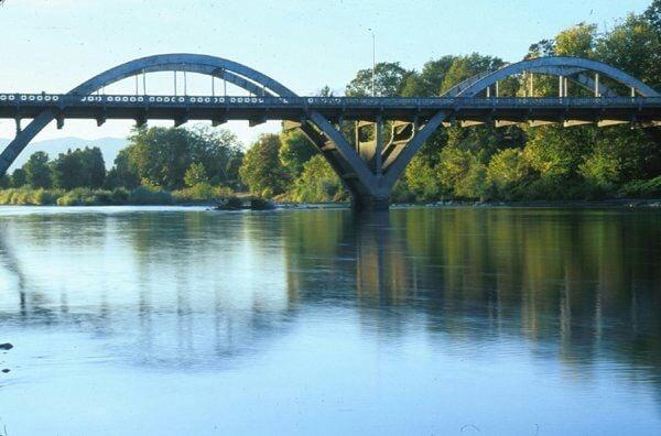 The Caveman bridge in Grants Pass