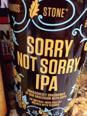 New stone IPA