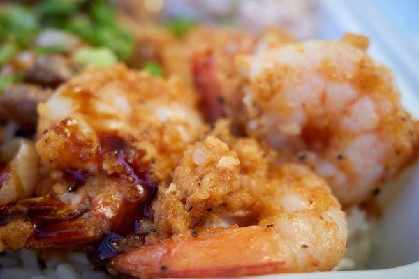 Garlic butter shrimp