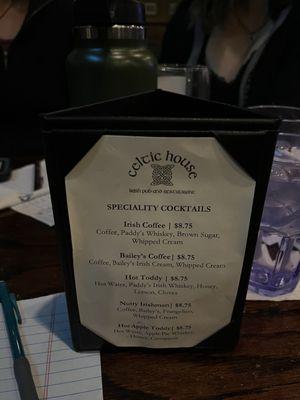 Specialty cocktails