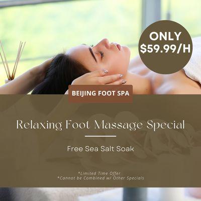 Beijing Foot Spa
 7301 Burnet Rd #103, Austin, TX 78757
 Call us at 512-419-9870