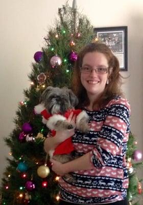 Courtney and Santa Ellie! Christmas 2014